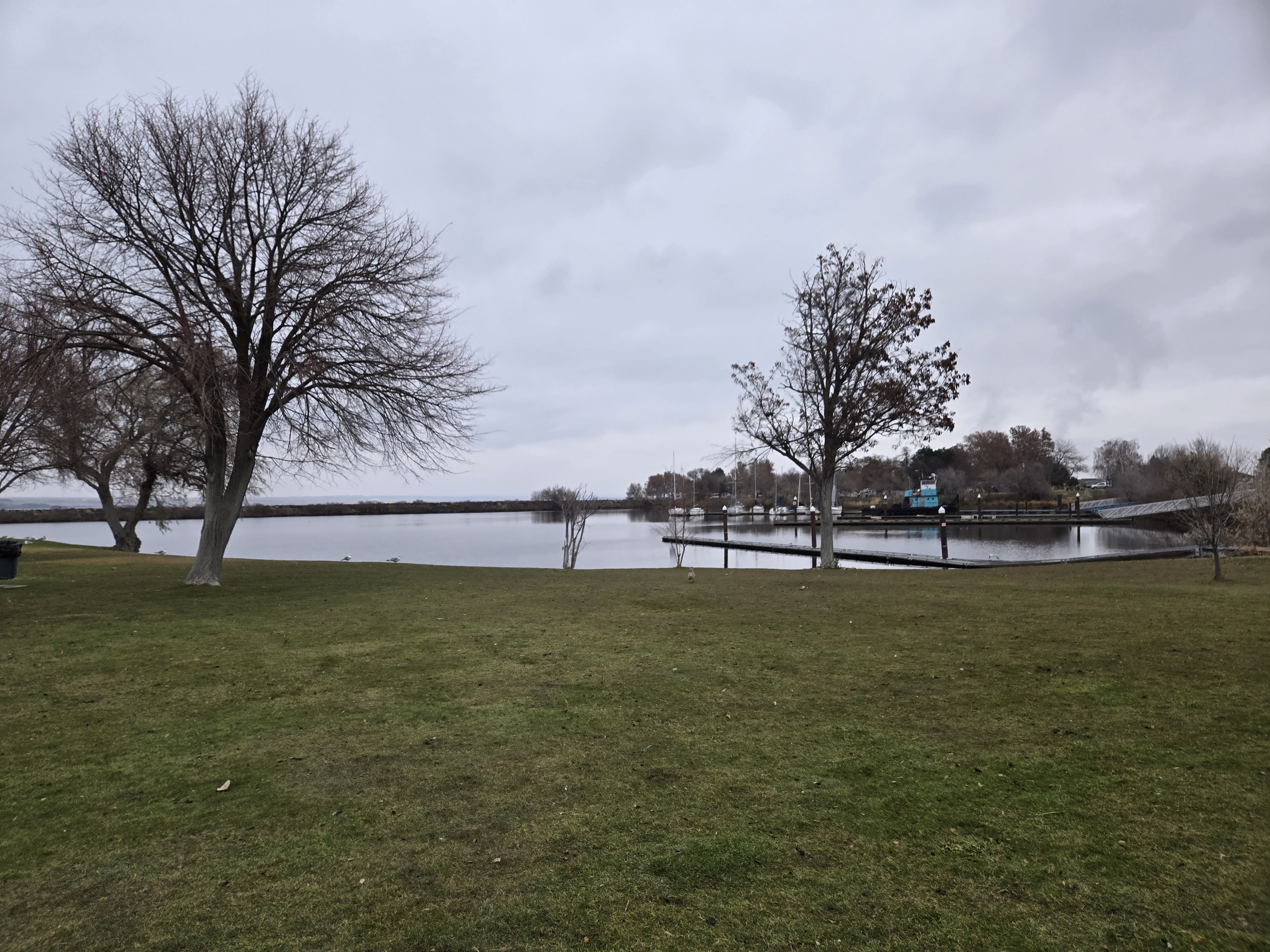View of river and ramp
